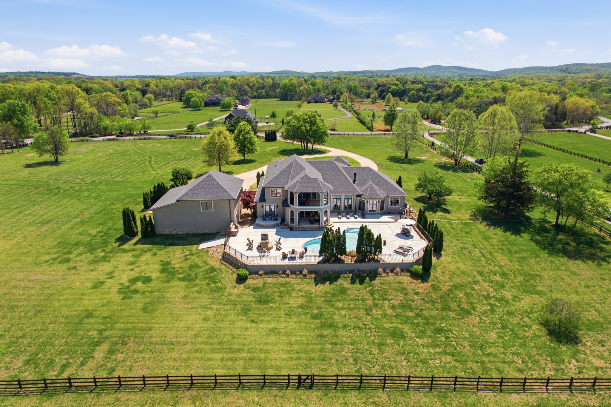 4606 Shores Road Murfreesboro, TN 37128 - Photo 67 of 74 a aerial view of a house with garden view