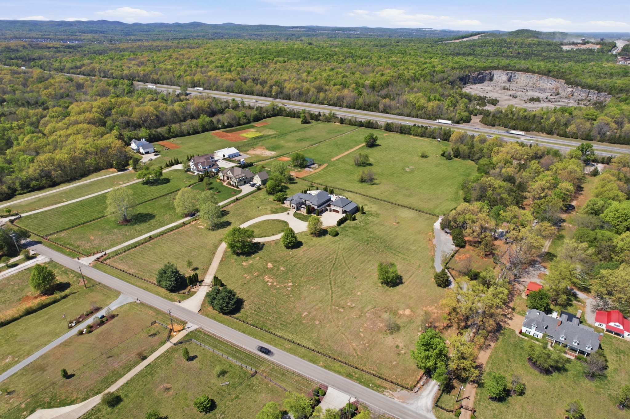 4606 Shores Road Murfreesboro, TN 37128 - Photo 73 of 74 an aerial view of a residential houses with outdoor space
