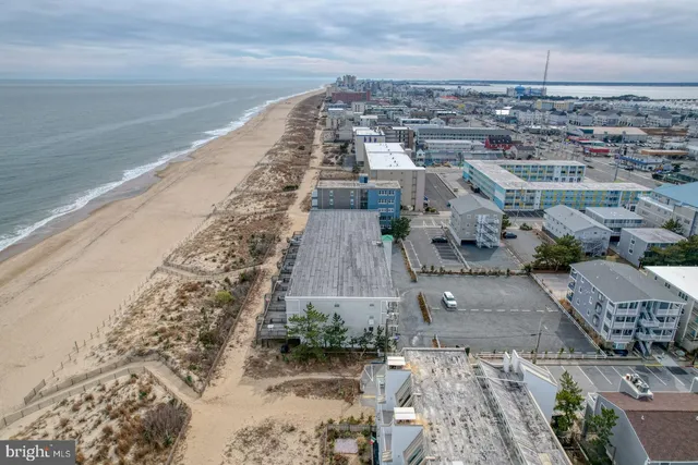 a view of city with ocean