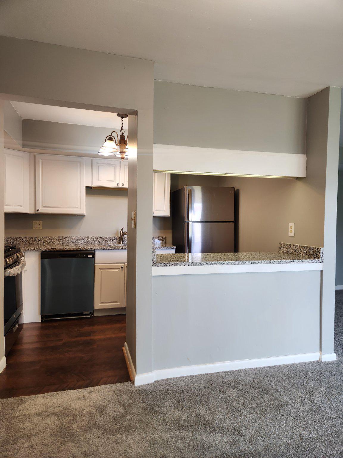 207 Erin Way, Unit T4 Reisterstown, MD 21136 - Photo 7 of 28 Breakfast bar, expanding usable kitchen space.