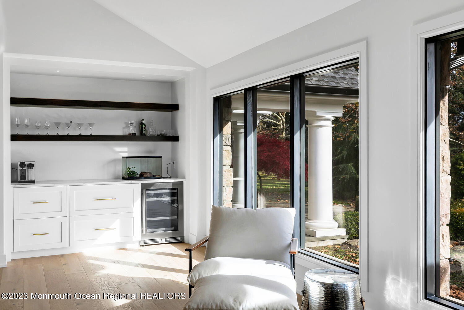 166 Rumson Road Rumson, NJ 07760 - Photo 12 of 46 a kitchen with stainless steel appliances kitchen island granite countertop a refrigerator and cabinets