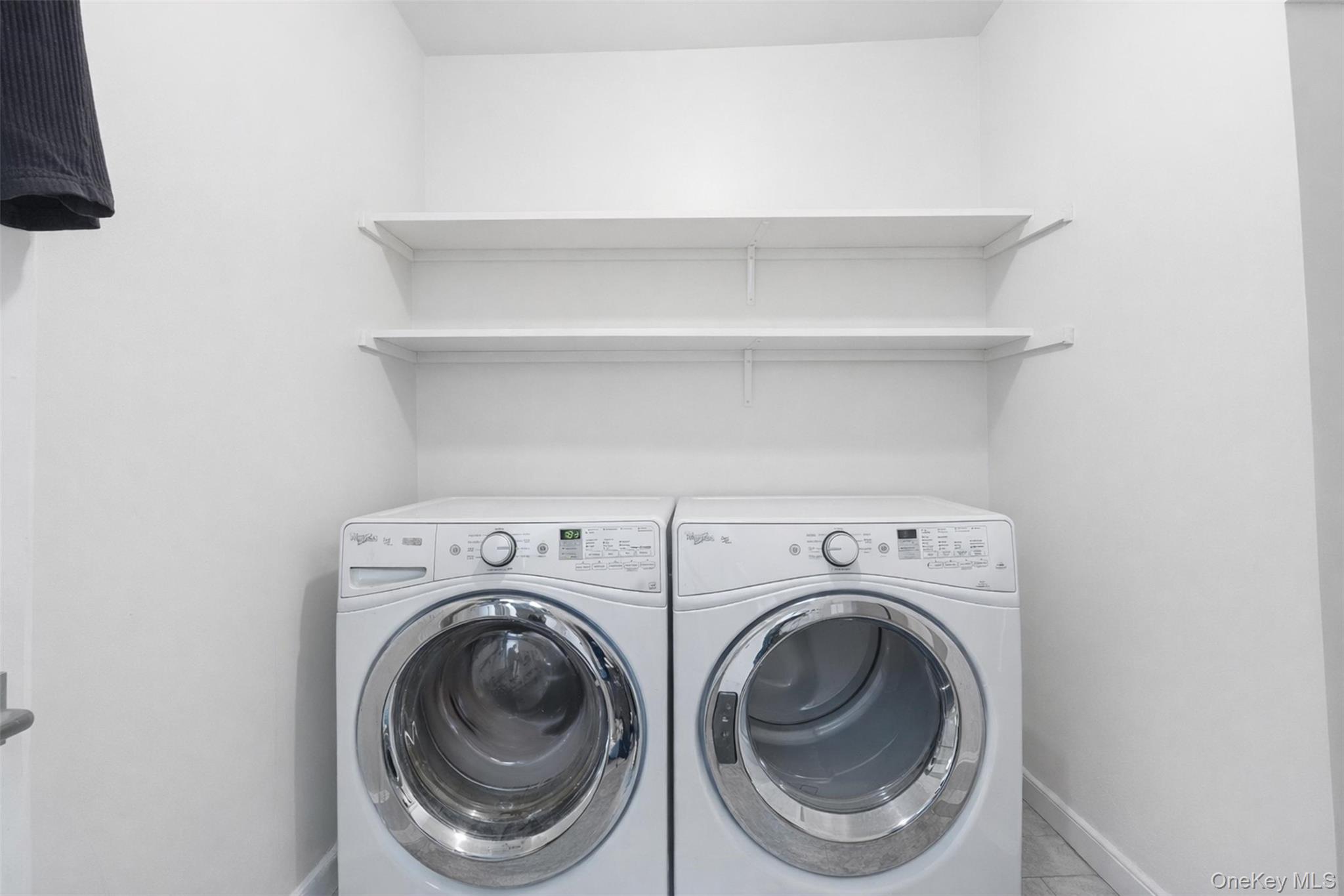 7 Park Street, Unit 301 Spring Valley, NY 10977 - Photo 30 of 33 a utility room with dryer and washer