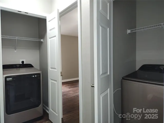 a view of walk in closet