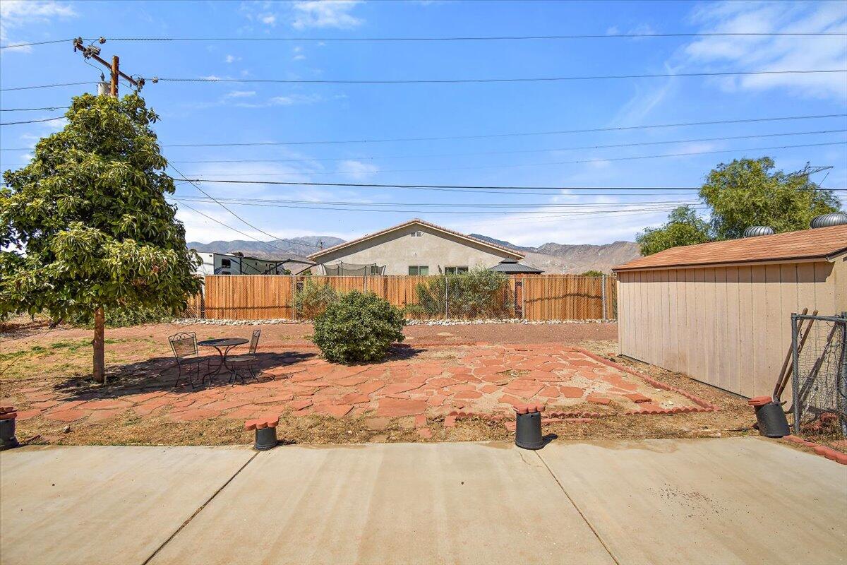 51884 Ida Avenue Cabazon, CA 92230 - Photo 15 of 25 a view of a backyard of the house