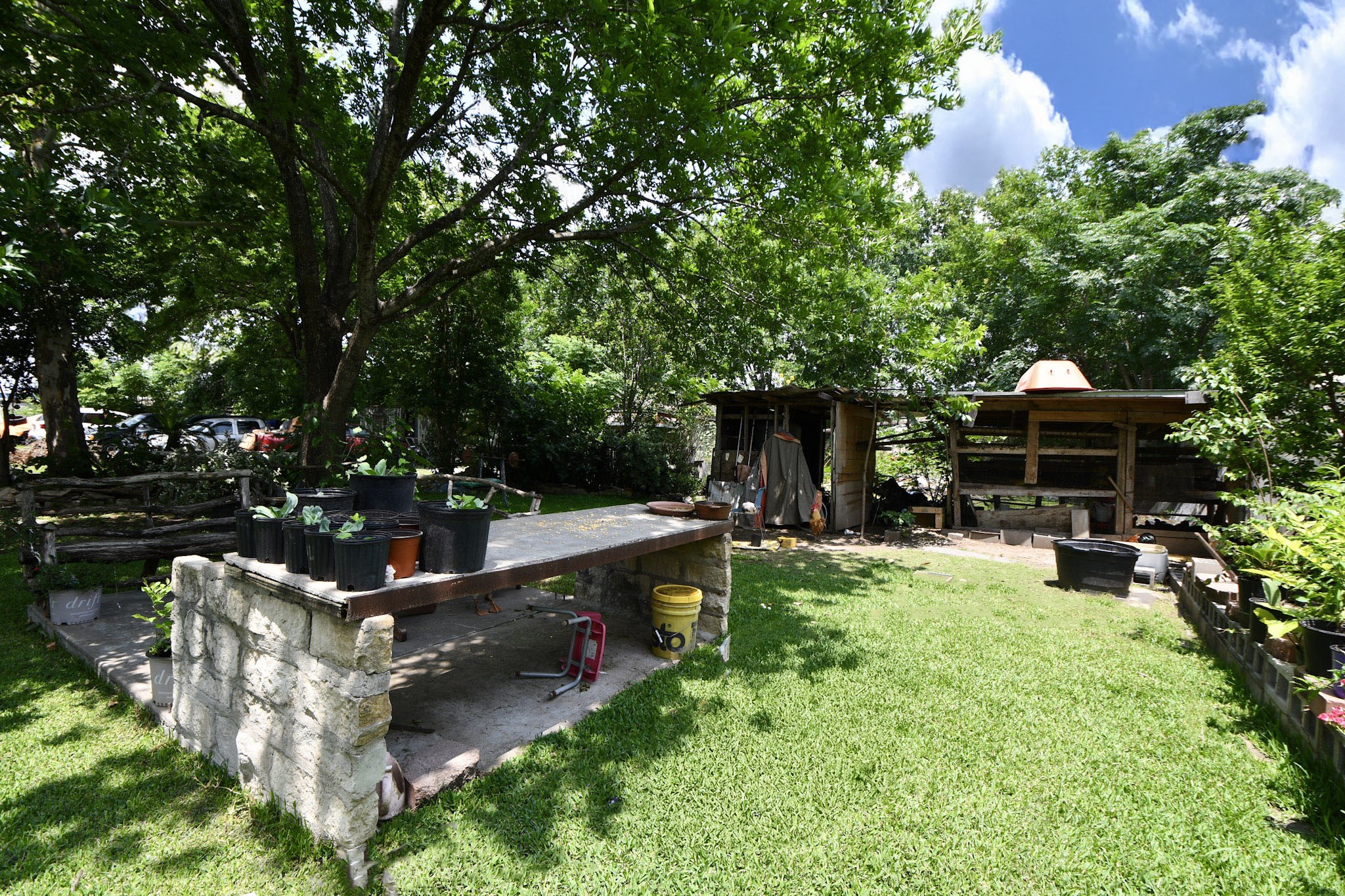 16005 Old Richmond Road Sugar Land, TX 77498 - Photo 45 of 46 a view of a sitting area with furniture and garden