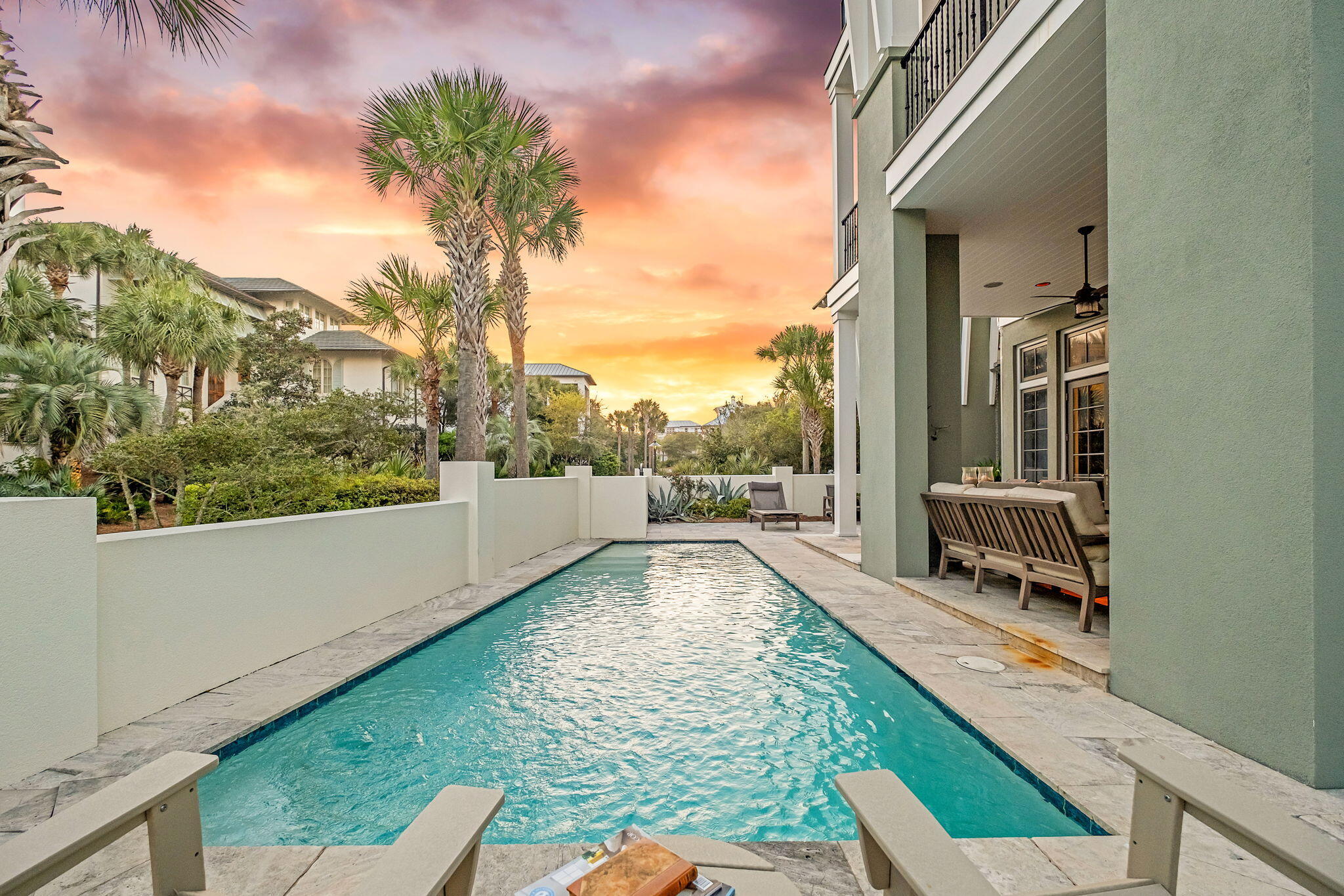 37 East St Lucia Lane Santa Rosa Beach, FL 32459 - Photo 18 of 18 Image #18 | Private pool and outdoor lou