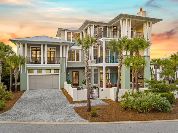 a front view of a house with a porch