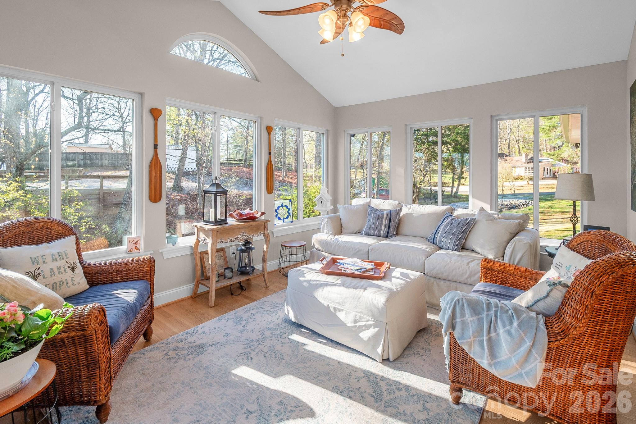 572 Acorn Acres Road Norwood, NC 28128 - Photo 16 of 39 a living room with furniture and a large window