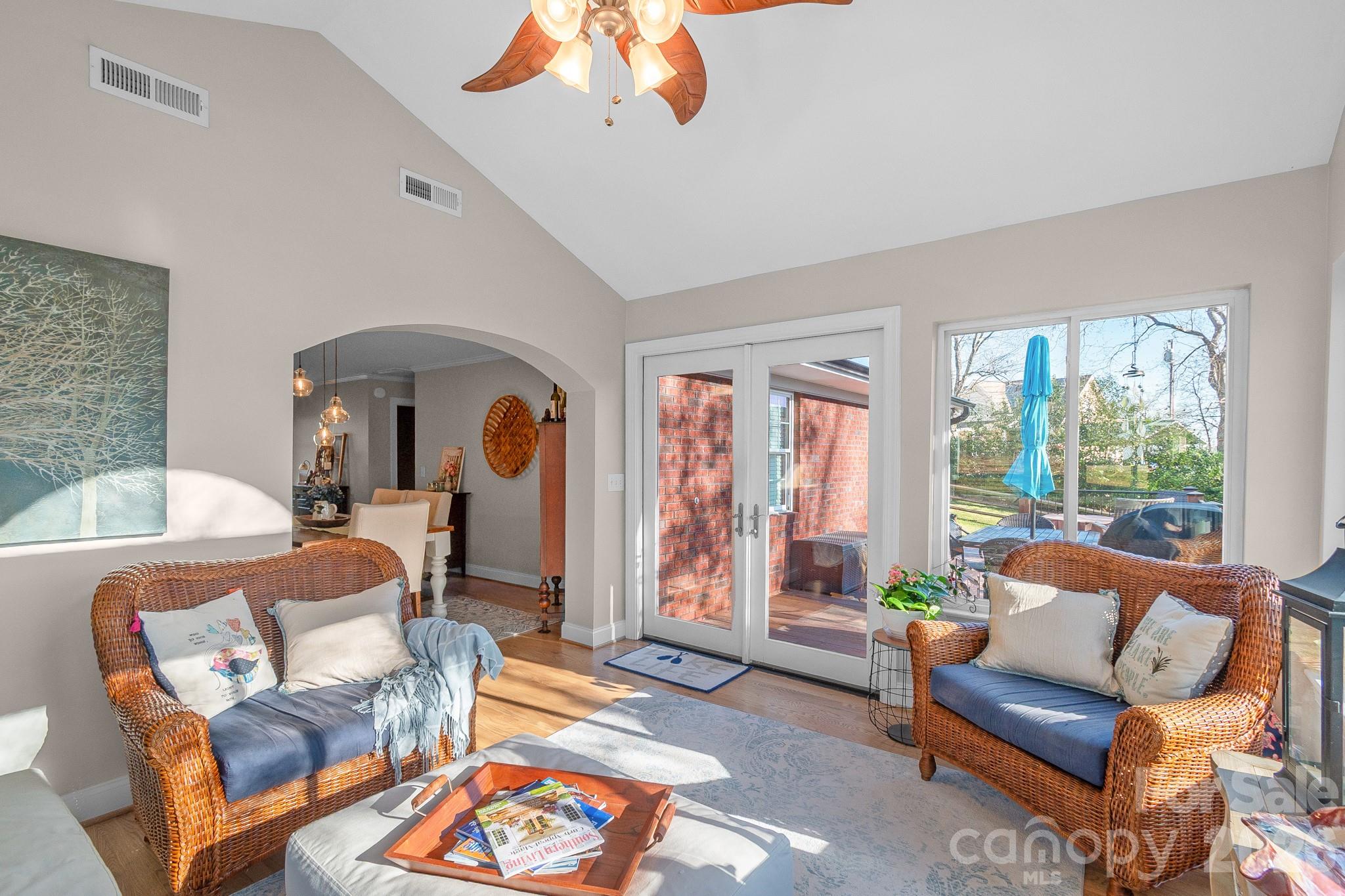 572 Acorn Acres Road Norwood, NC 28128 - Photo 18 of 39 a living room with furniture and a large window