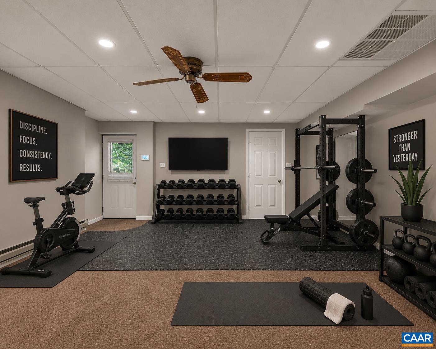 54 Amethyst Road Palmyra, VA 22963 - Photo 55 of 72 AI Staged Weight Room