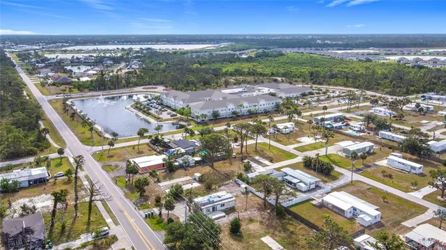 a view of a city with an ocean