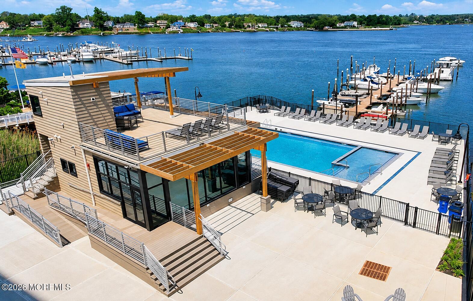 28 Riverside Avenue, Unit 6B Red Bank, NJ 07701 - Photo 3 of 31 Riverfront Pool, Clubhouse & Dock