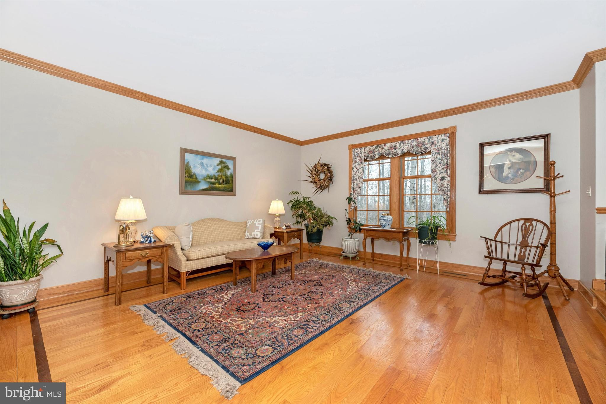 3718 Basford Road Frederick, MD 21703 - Photo 6 of 49 Hardwood flooring with Decorative Inlay