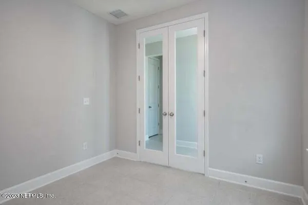 an empty room with window