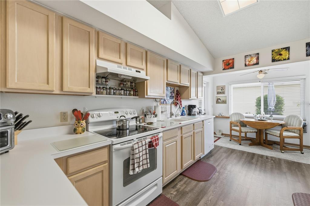 9049 Southwest 91st Circle Ocala, FL 34481 - Photo 8 of 37 a kitchen with a sink cabinets and wooden floor