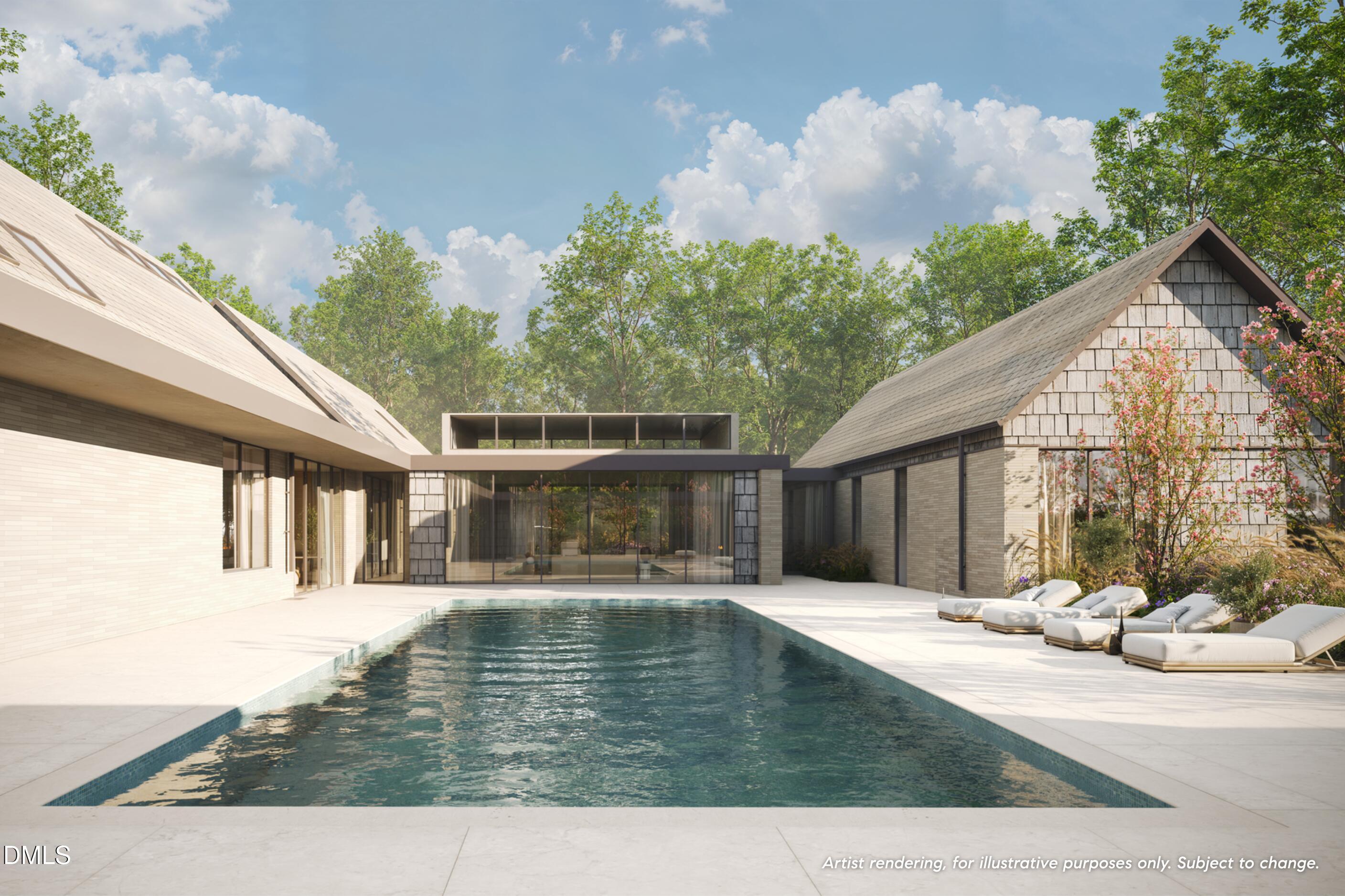6004 Canadero Drive Raleigh, NC 27612 - Photo 22 of 36 a swimming pool view with a outdoor space