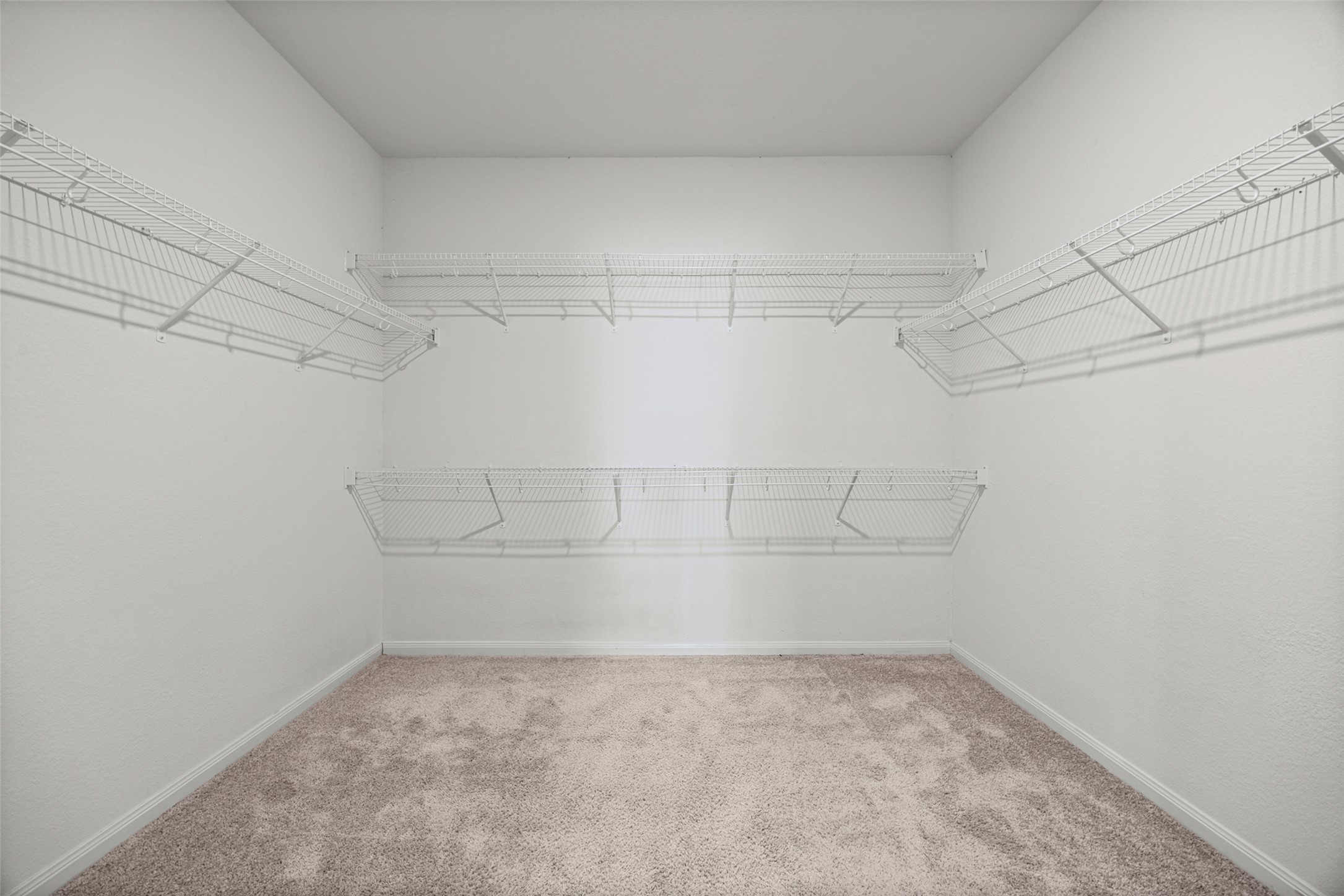 19812 Hubert R Humphrey Road Manor, TX 78653 - Photo 13 of 29 A spacious, naturally illuminated walk-in closet awaits with versatile wire shelving systems.