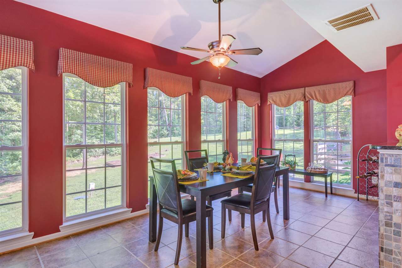 750 Reedy Creek Road Louisa, VA 23093 - Photo 17 of 41 a view of a dining room with furniture window and outside view