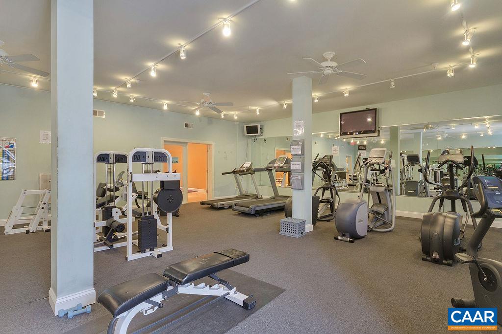 765 Walker Square, Unit 2D Charlottesville, VA 22903 - Photo 31 of 33 a view of a room with gym equipment
