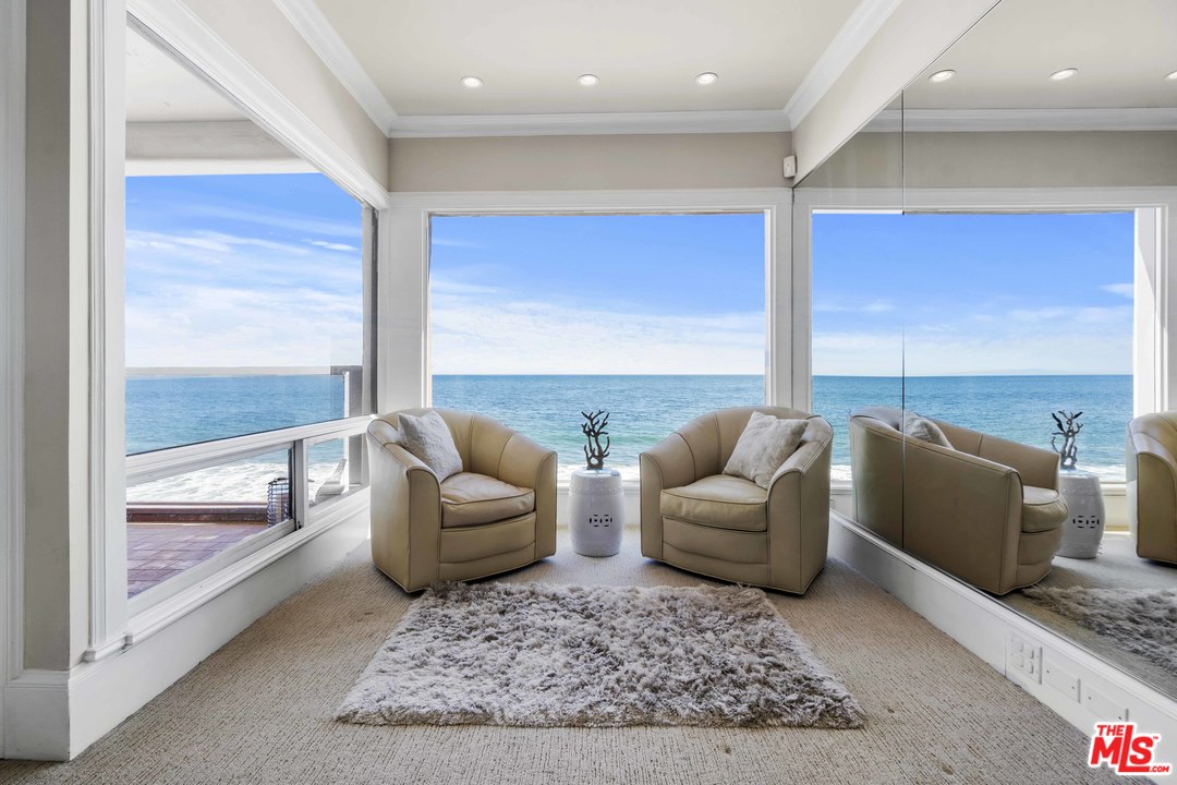 22630 Pacific Coast Highway Malibu, CA 90265 - Photo 3 of 24 a living room with furniture and a rug