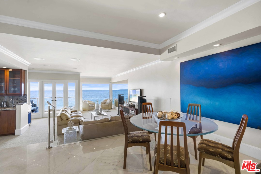 22630 Pacific Coast Highway Malibu, CA 90265 - Photo 5 of 24 a view of a dining room with furniture