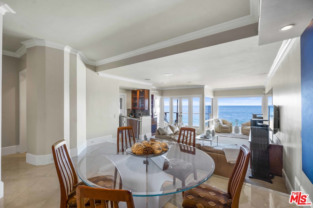 22630 Pacific Coast Highway Malibu, CA 90265 - Photo 6 of 24 a dining room with furniture and window
