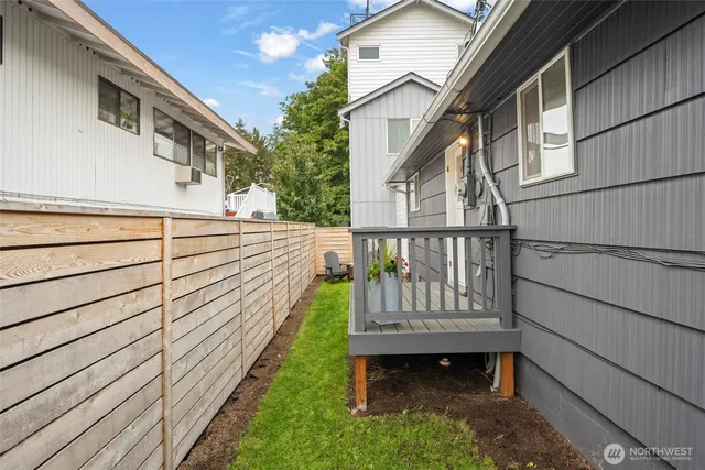 a view of outdoor space yard and deck