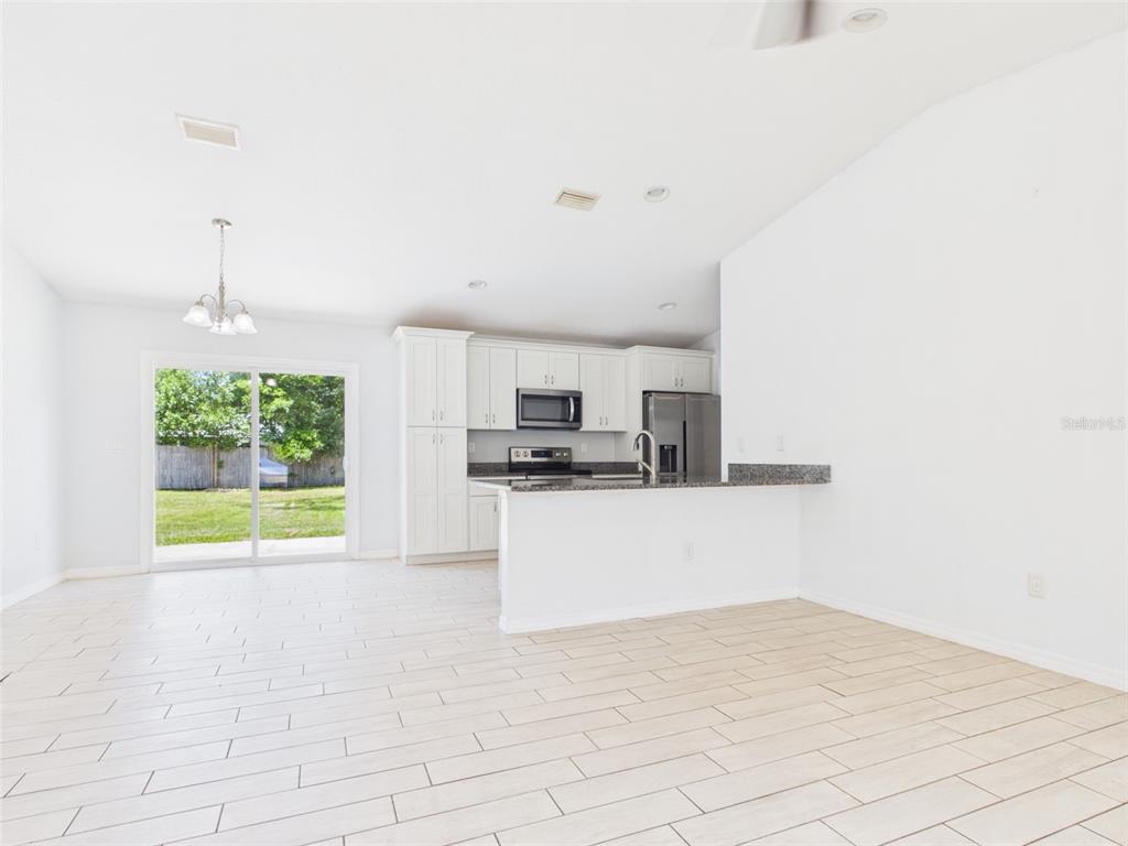 4309 Southwest 143rd Ln Road Ocala, FL 34473 - Photo 5 of 21 a view of a kitchen with an empty space and a window