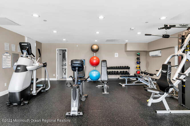 28 Riverside Avenue, Unit 6C Red Bank, NJ 07701 - Photo 21 of 26 a view of a room with gym equipment