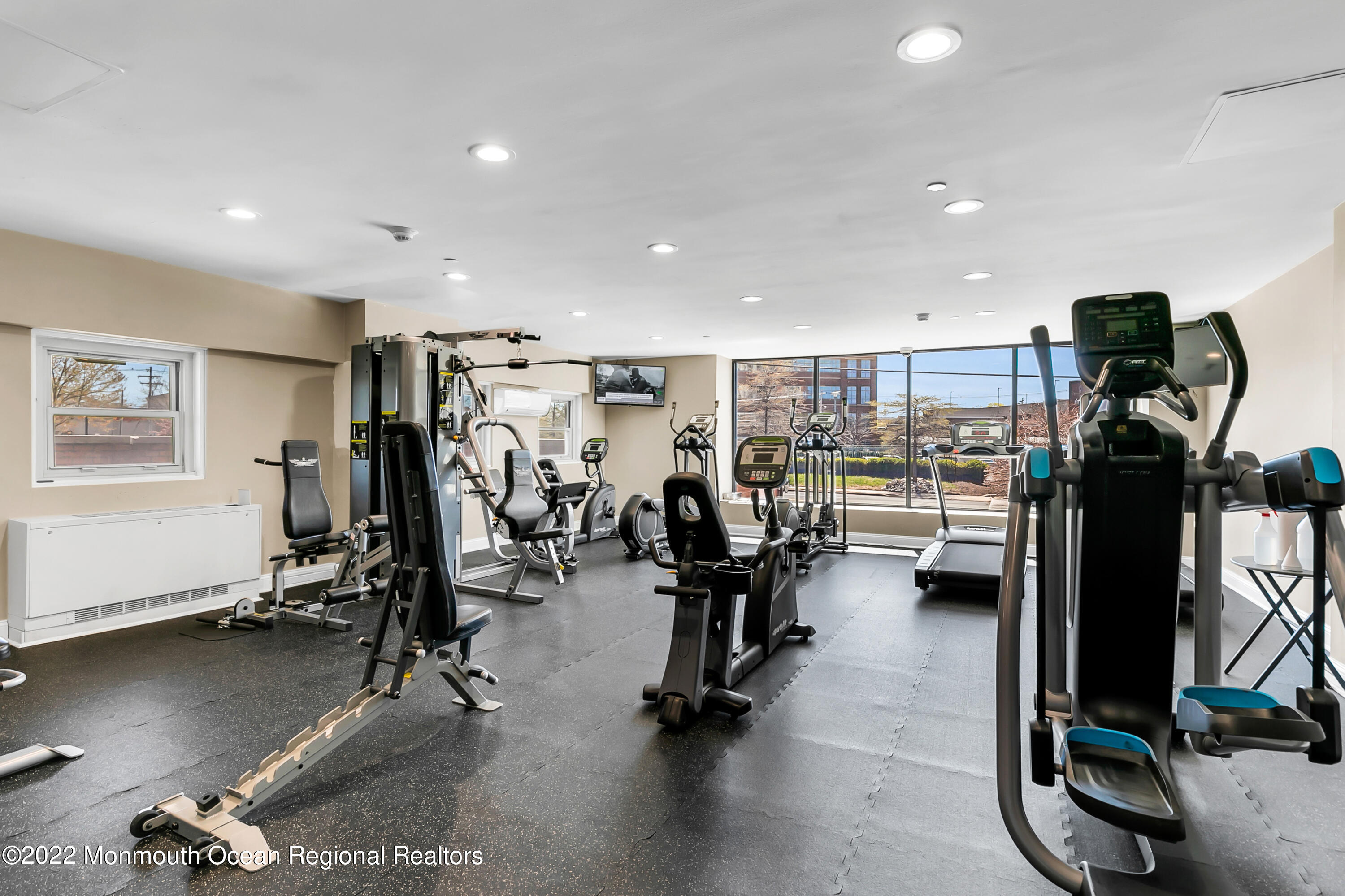 28 Riverside Avenue, Unit 6C Red Bank, NJ 07701 - Photo 23 of 26 a view of a room with gym equipment