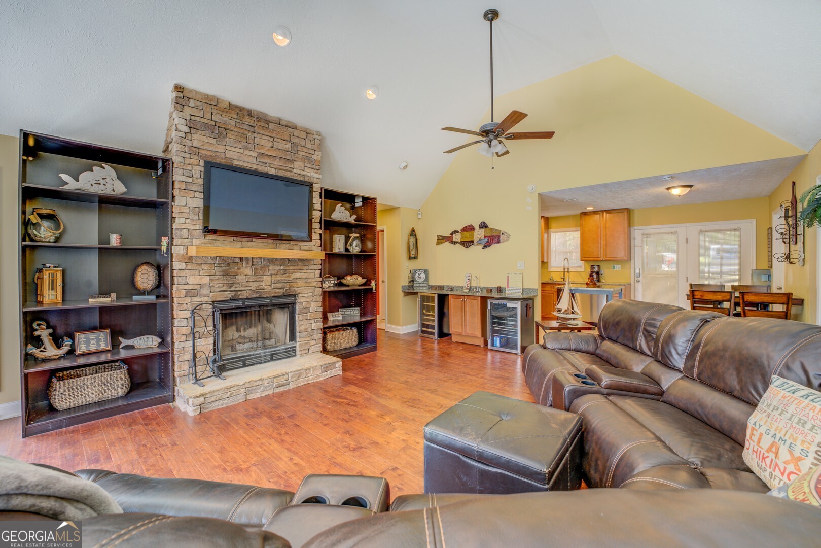 129 Old Kersey Road Jackson, GA 30233 - Photo 17 of 47 a living room with furniture or fireplace and a flat screen tv