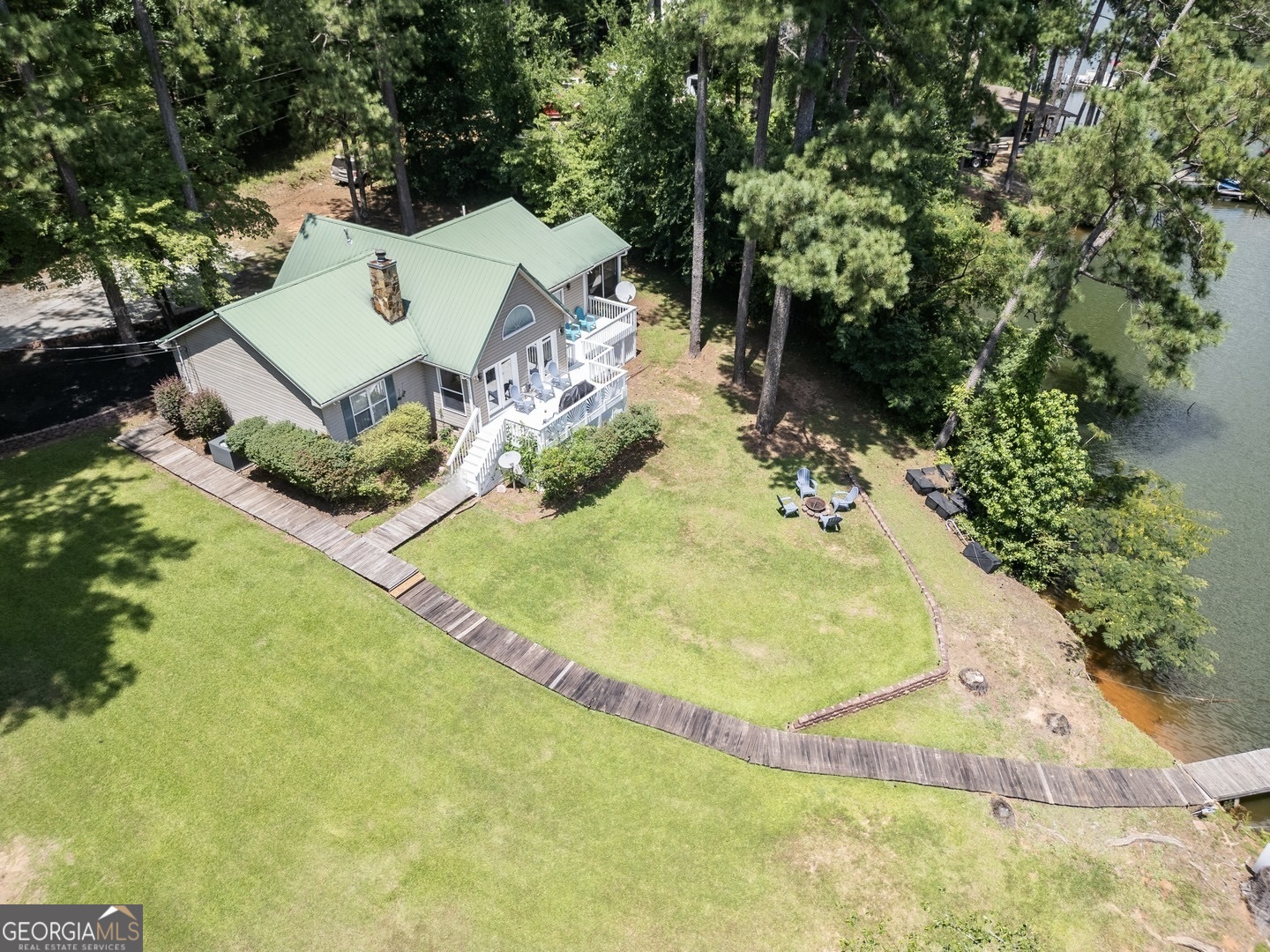 129 Old Kersey Road Jackson, GA 30233 - Photo 41 of 47 a view of a swimming pool with a yard