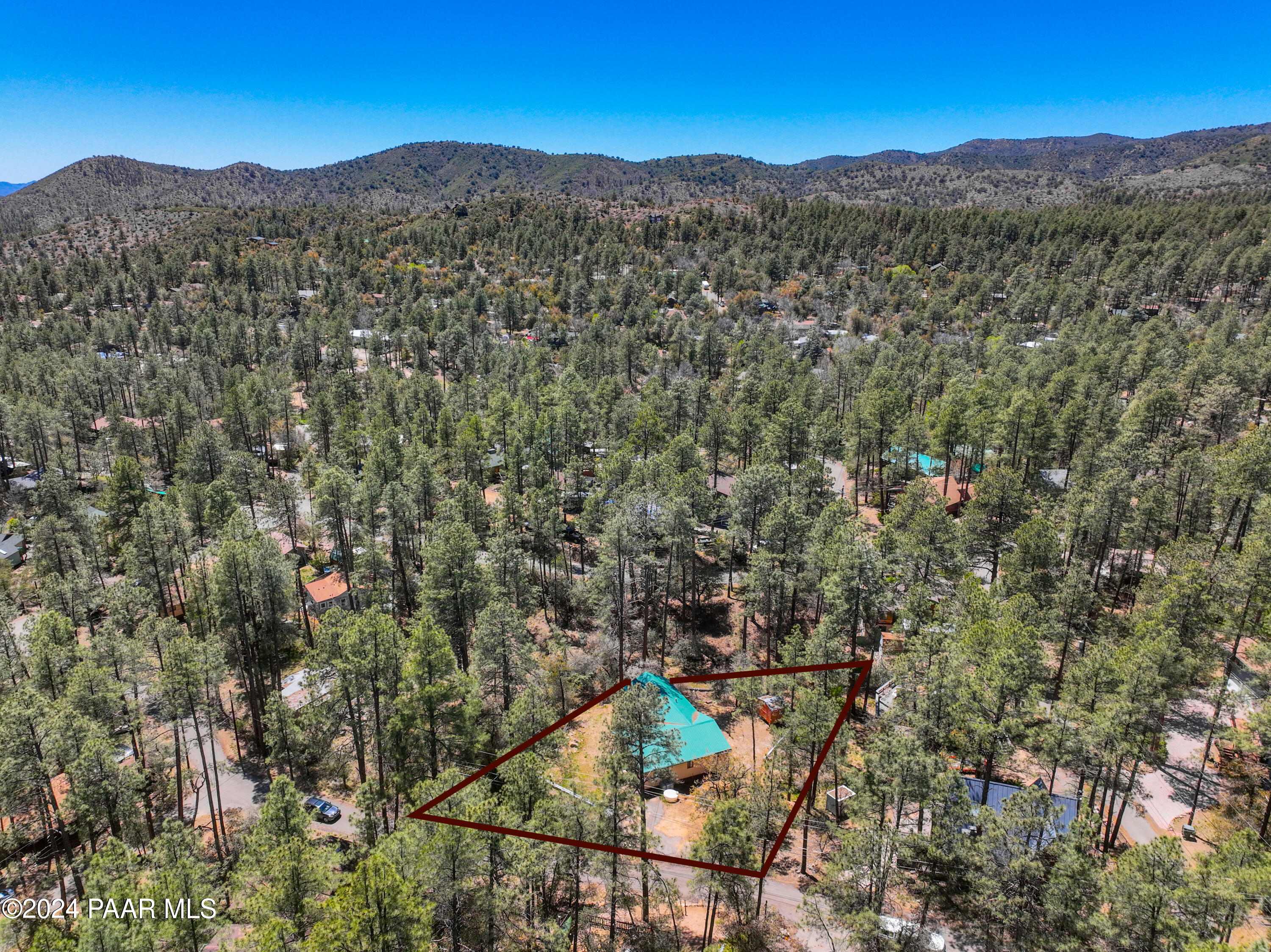 4560 South Feldspar Road Prescott, AZ 86303 - Photo 26 of 29 Aerial Overview 2