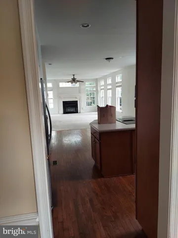 a view of kitchen and window
