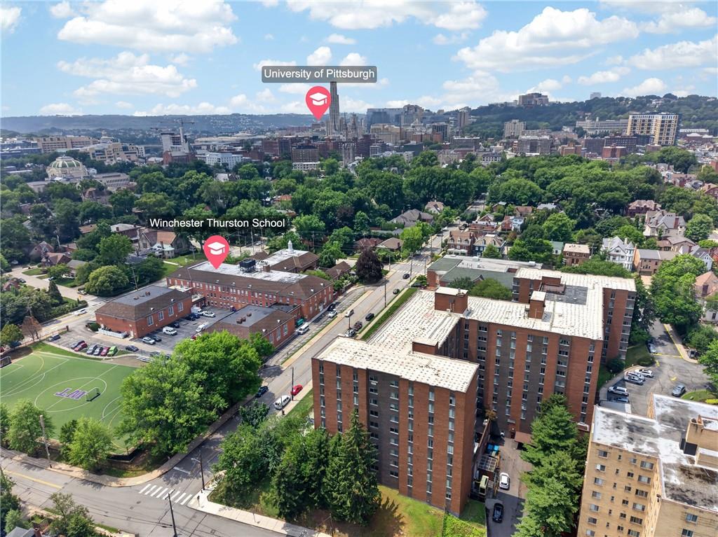 5 Bayard Road, Unit 418 Pittsburgh, PA 15213 - Photo 4 of 45 Amberson Towers provides a modern and convenient living experience in one of Pittsburgh's most desirable neighborhoods, making it an appealing option for those seeking upscale urban living.