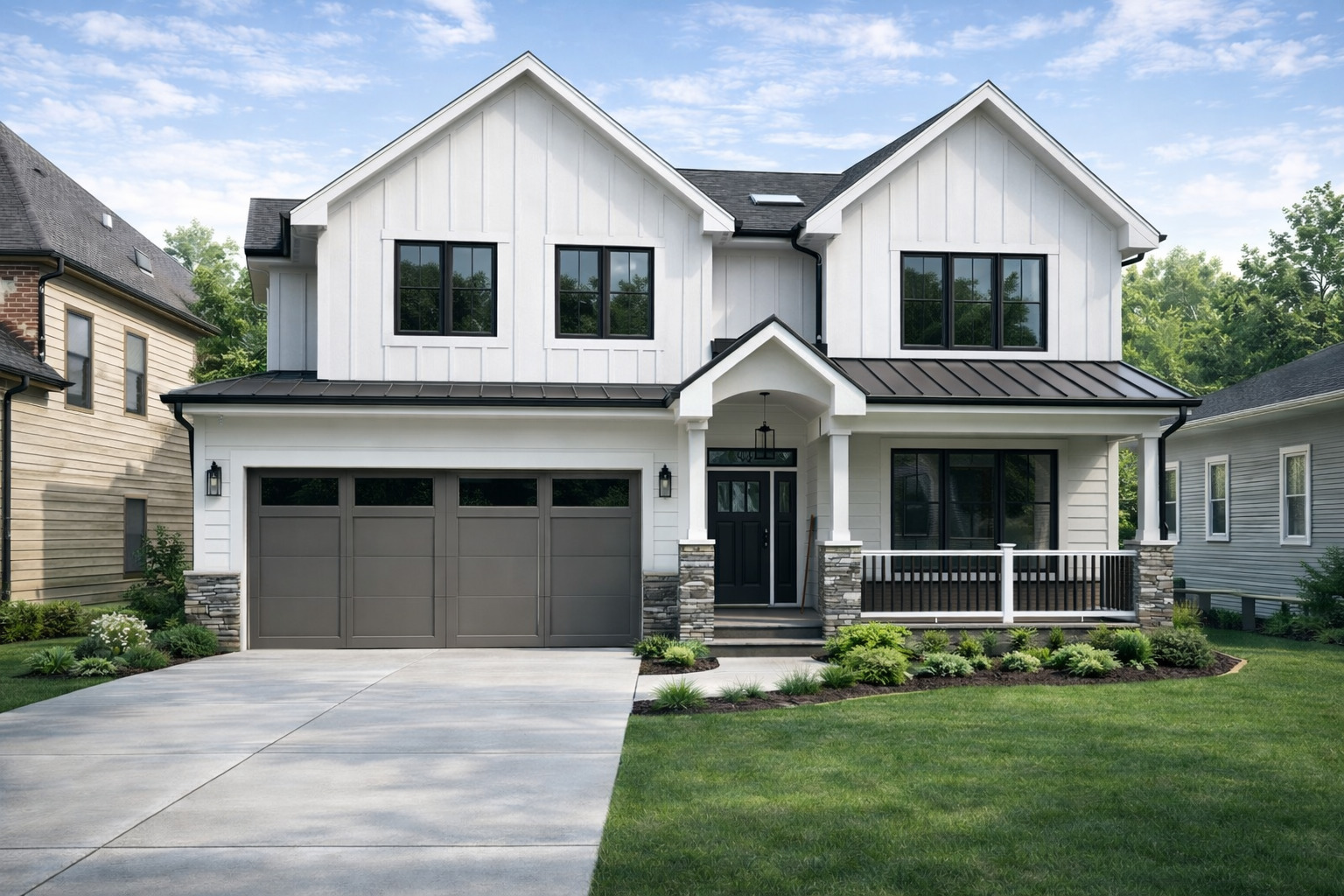 5535 Brookbank Road Downers Grove, IL 60516 - Photo 1 of 22 a front view of a house with a yard and garage