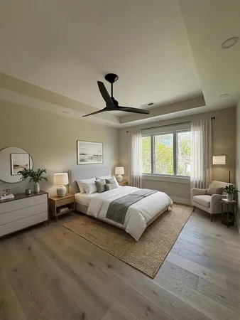 a bedroom with furniture or couch and a window