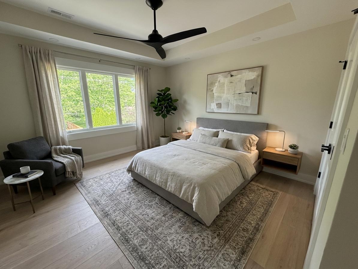 5535 Brookbank Road Downers Grove, IL 60516 - Photo 17 of 22 a bedroom with a bed a couch and a window