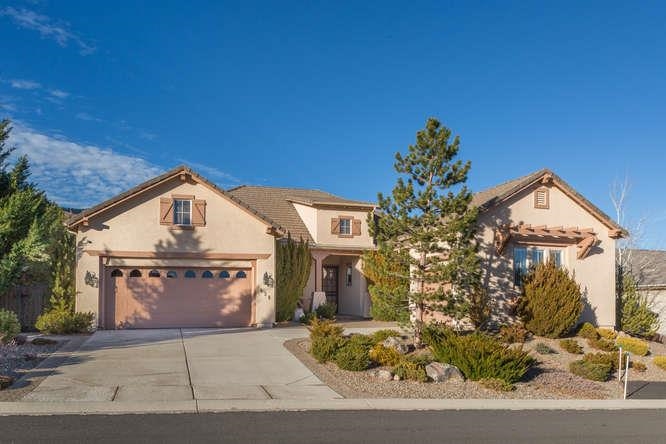 538 Spirit Ridge Court Reno, NV 89511 - Photo 1 of 1 a front view of a house with garden