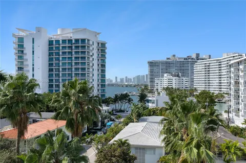 a view of a city with tall buildings