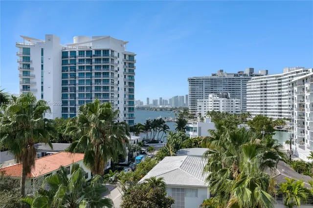 a view of a city with tall buildings