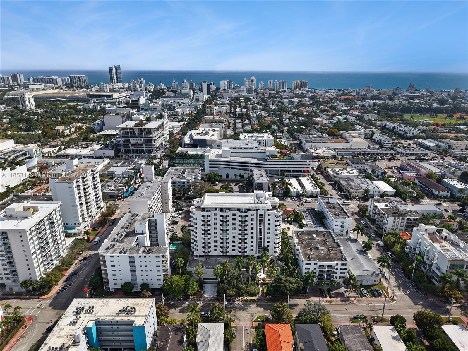 1621 Bay Road, Unit 602 Miami Beach, FL 33139 - Photo 25 of 32 an aerial view of multiple house