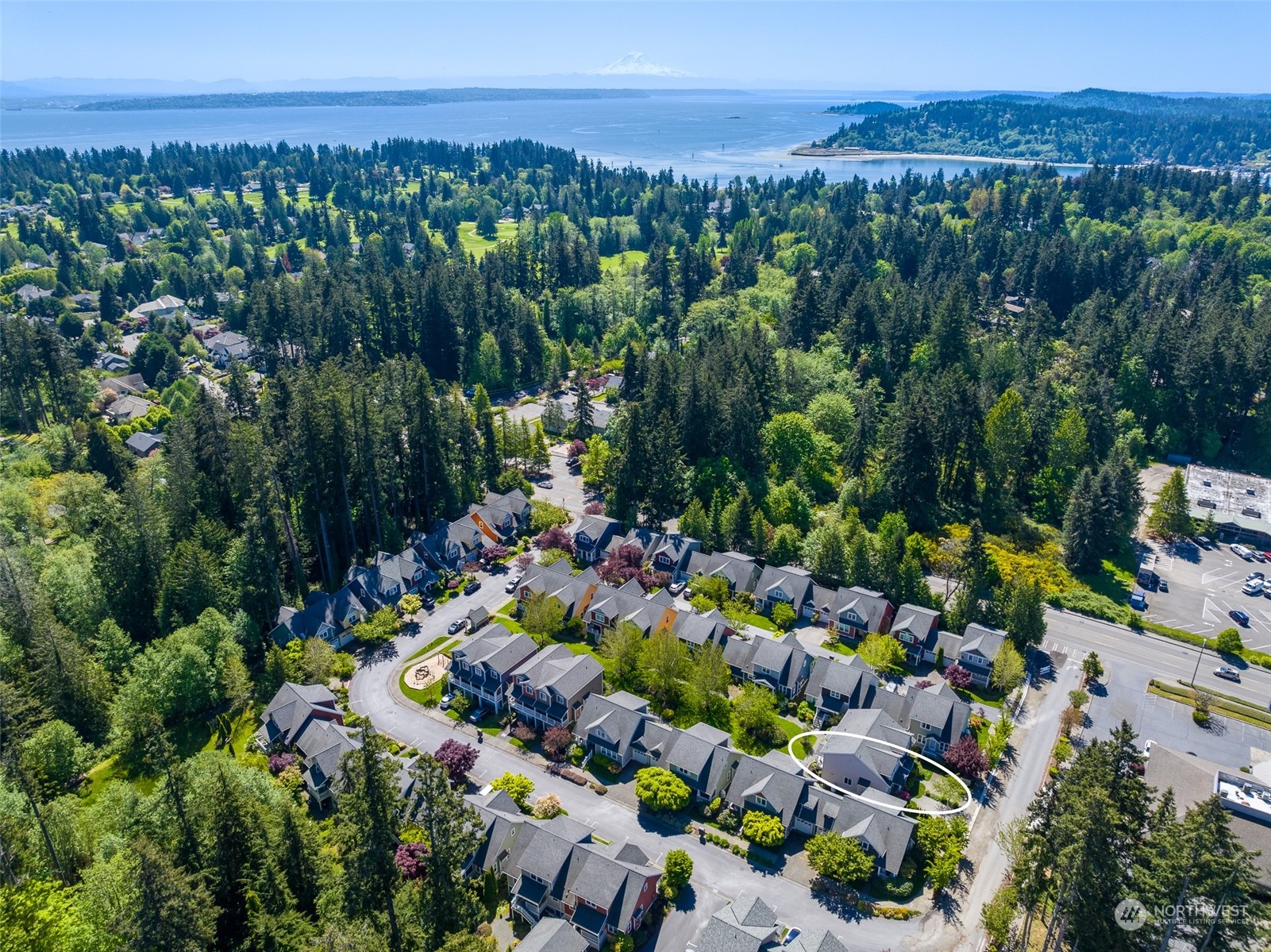 1322 Polly's Lane Bainbridge Island, WA 98110 - Photo 30 of 30 a view of a and covered with trees