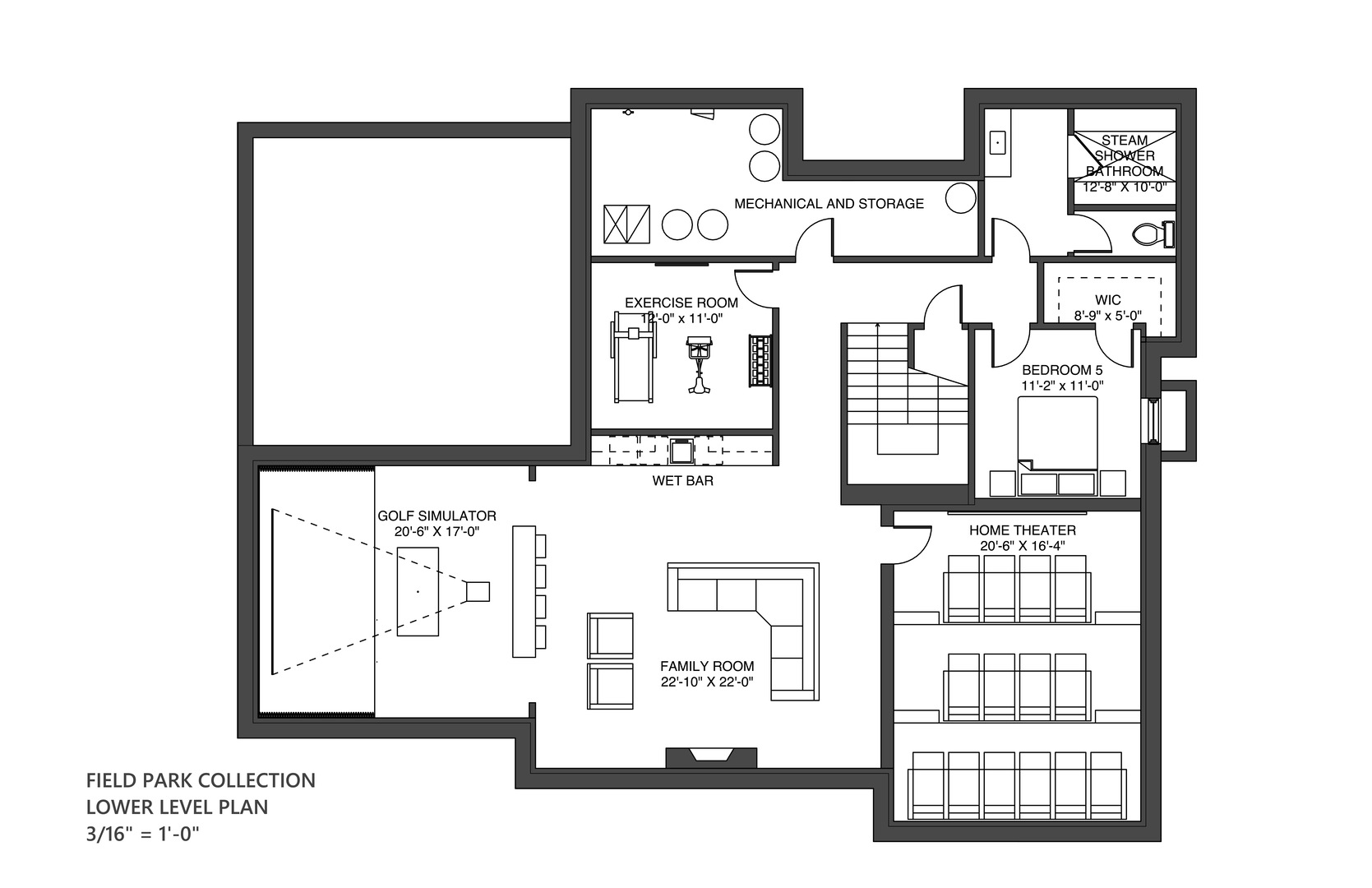 4320 Howard Avenue Western Springs, IL 60558 - Photo 20 of 20 a picture of a bench in front of a mirror