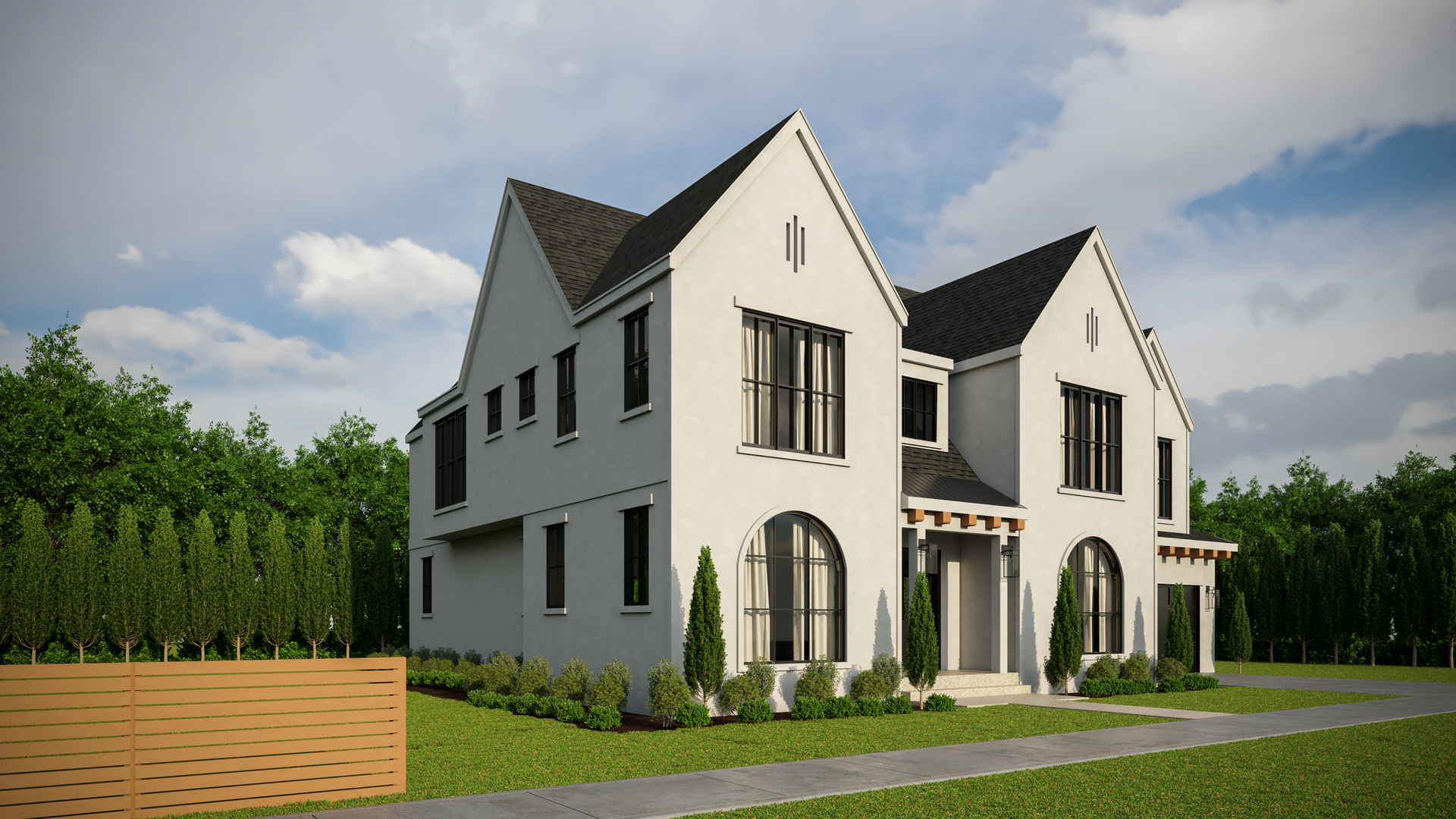 4320 Howard Avenue Western Springs, IL 60558 - Photo 2 of 20 a view of a white house with a yard and plants