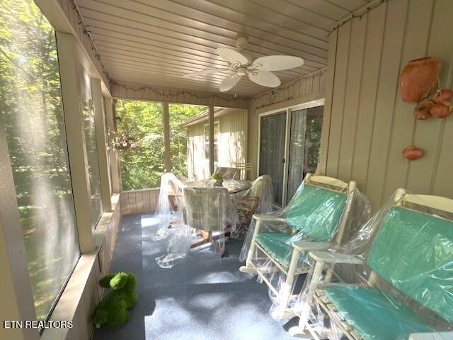 246 St George Drive Crossville, TN 38558 - Photo 22 of 25 a living room with patio furniture and a potted plant