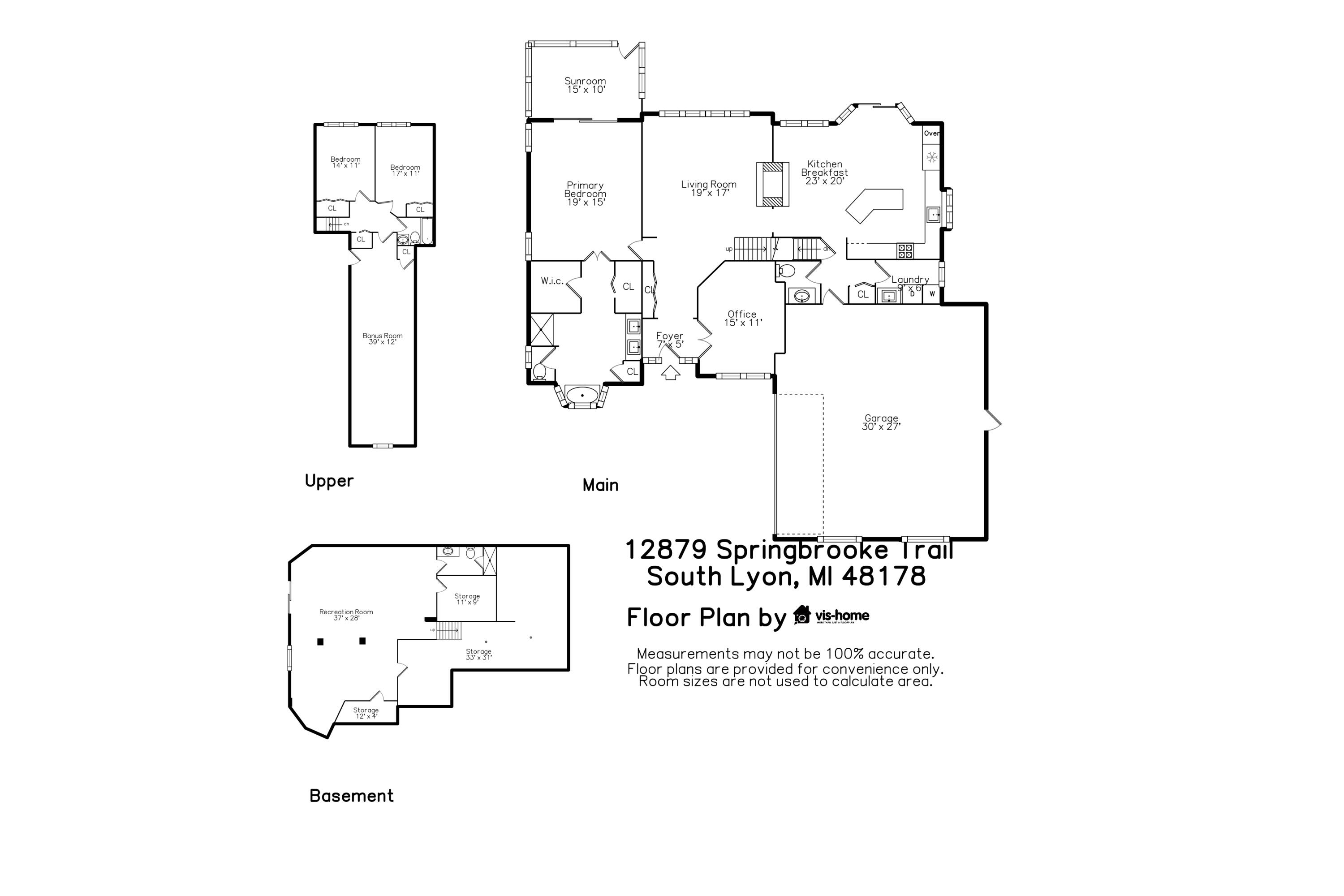 12879 Springbrooke Trail South Lyon, MI 48178 - Photo 65 of 65 plan_floorhc