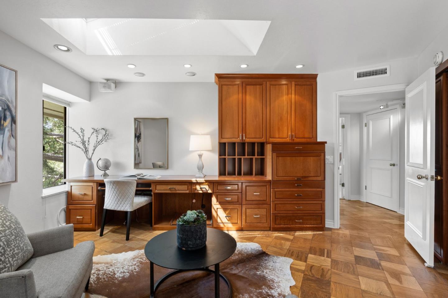 300 Sand Hill Circle, Unit 303 Menlo Park, CA 94025 - Photo 15 of 33 a workspace with furniture and window