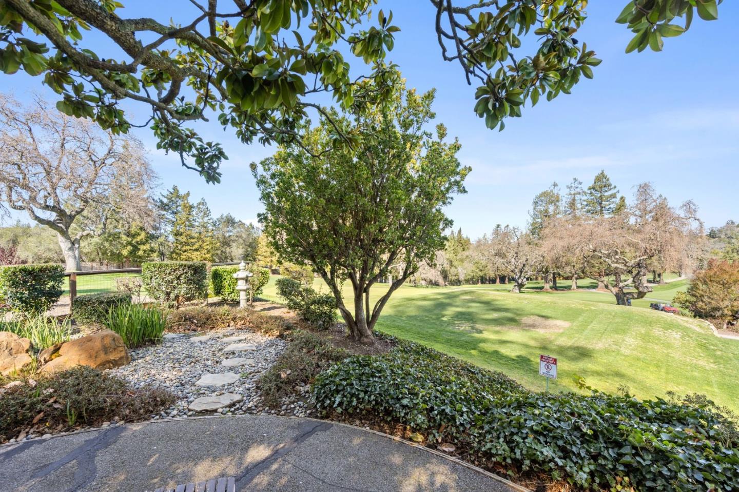 300 Sand Hill Circle, Unit 303 Menlo Park, CA 94025 - Photo 32 of 33 a view of a yard with an trees