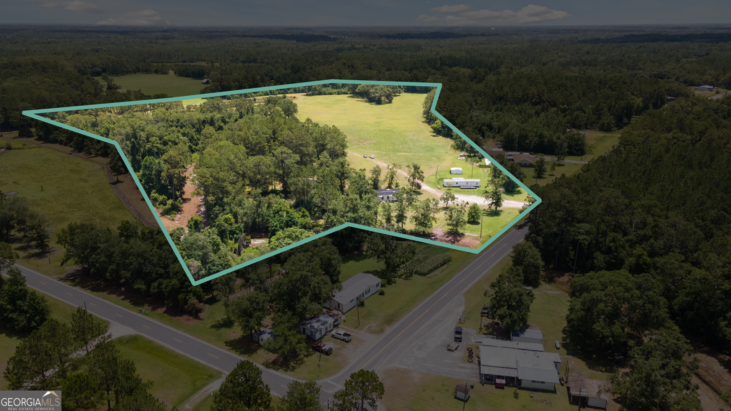 35-acres 35-acres Wells Road Hinesville, GA 31313 - Photo 10 of 14 a view of a swimming pool with a yard from balcony